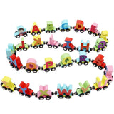 Wooden Puzzles Magnetic Train - Bargainwizz