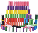 Wooden Rainbow Domino Block Set - Bargainwizz